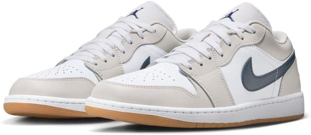 [ナイキ] エア ジョーダン 1 ロー AIR JORDAN 1 LOW ホワイト/ミッドナイトネイビー 553558-146 26.0cm [26.0 cm]