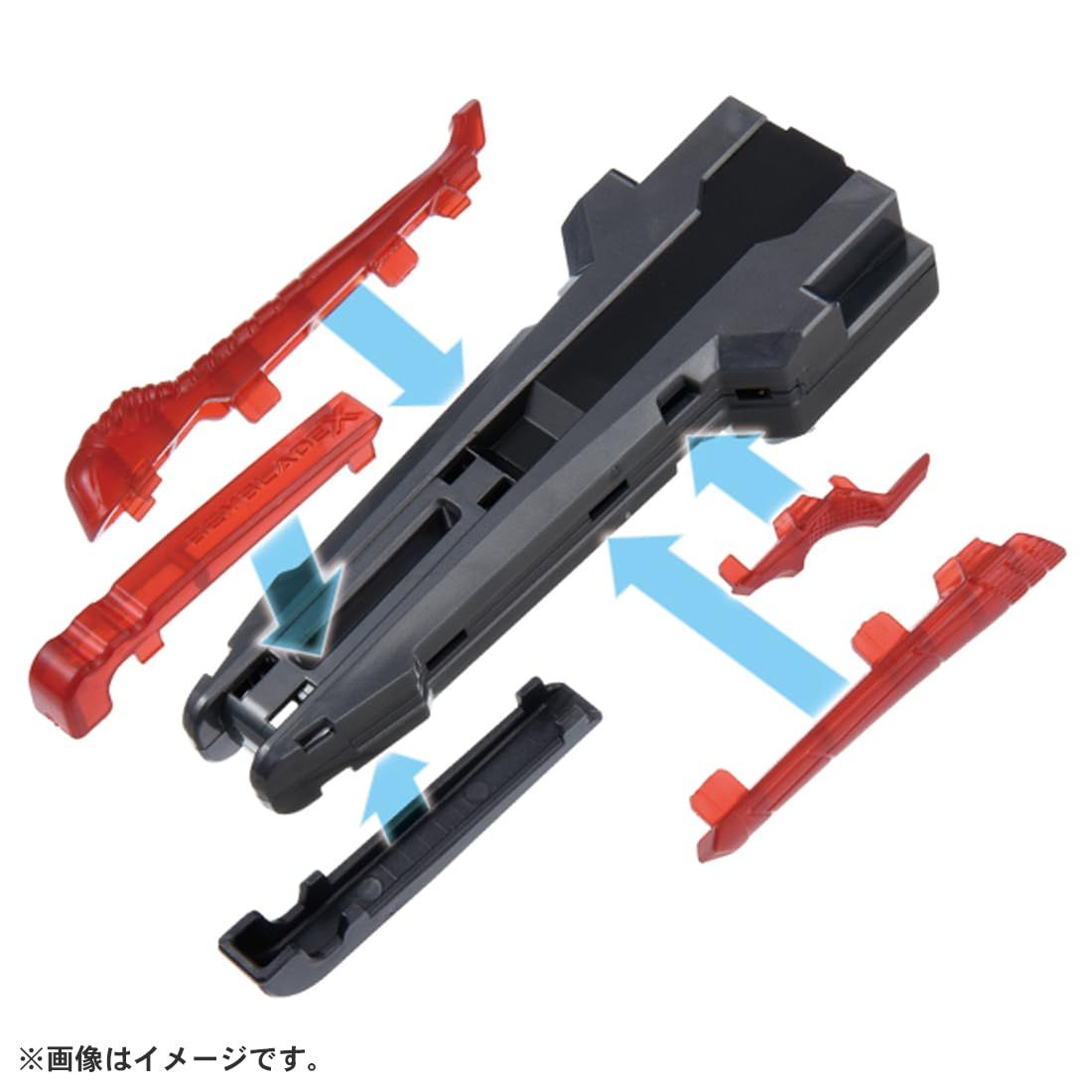 ベイブレードX　ラバーカスタムグリップ　ガンメタver.　デッキケース BEYBLADE X ベイブレードX BX-41 ラバーカスタムグリップ ガンメタVer