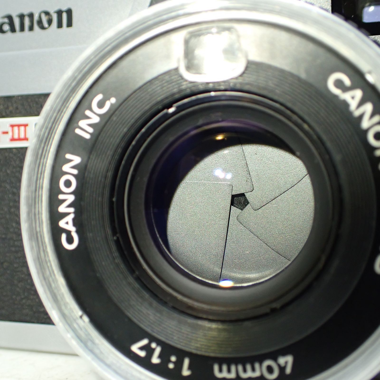 美品 Canon Canonet QL17 G-III G3 40mm f1.7 レンジファインダー