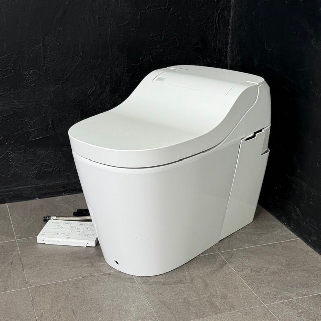 温水洗浄一体型便器 【中古】動作保証 Panasonic パナソニック アラウーノ CH1601WS トイレ ホワイト 床排水 タンクレス 住宅設備 / 517571