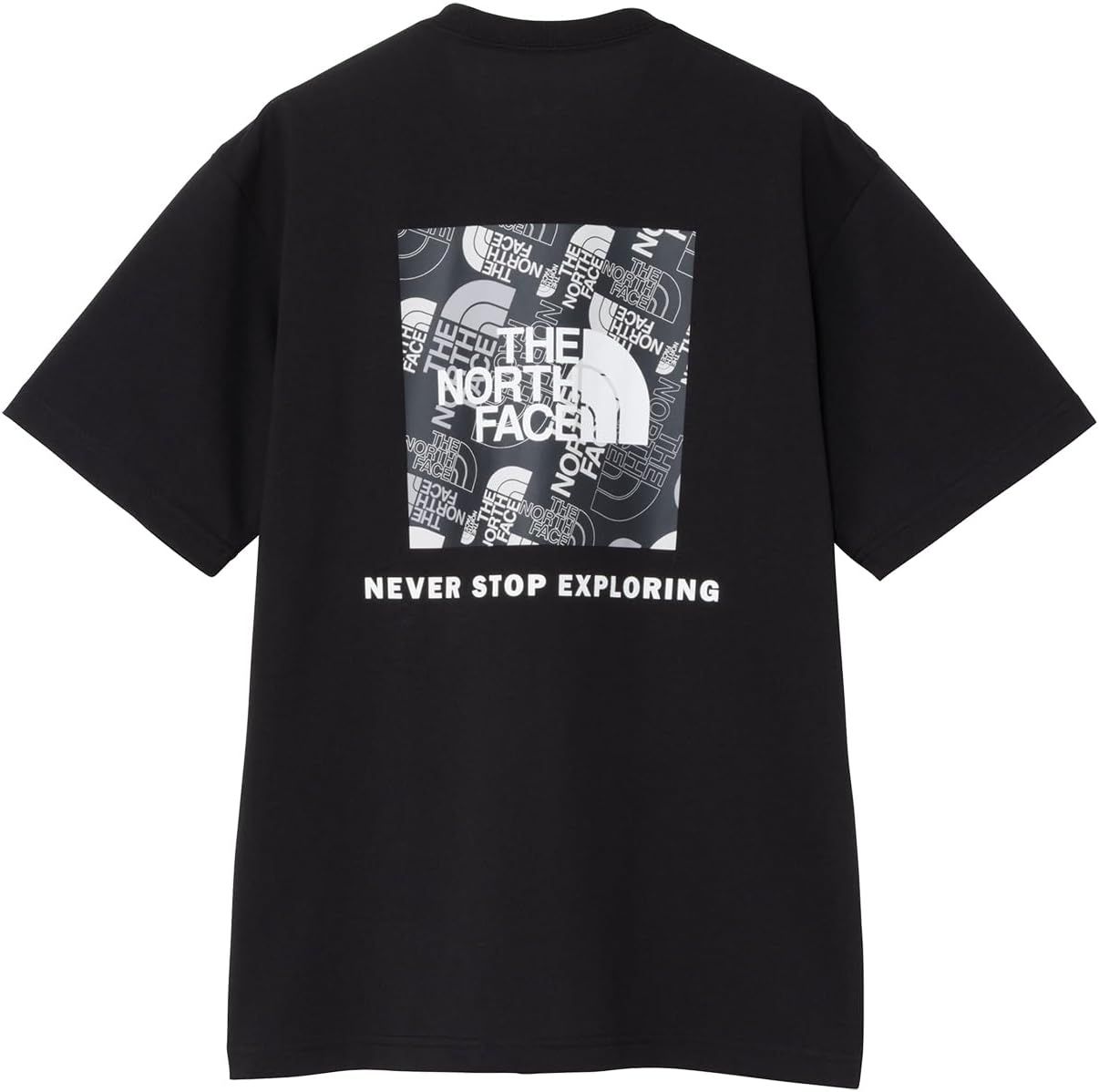 [ザ・ノース・フェイス] 半袖Tシャツ 半袖 吸汗速乾 抗菌防臭 メンズ レディース【S アーバンネイビー バックスクエアカモフラージュロゴ】