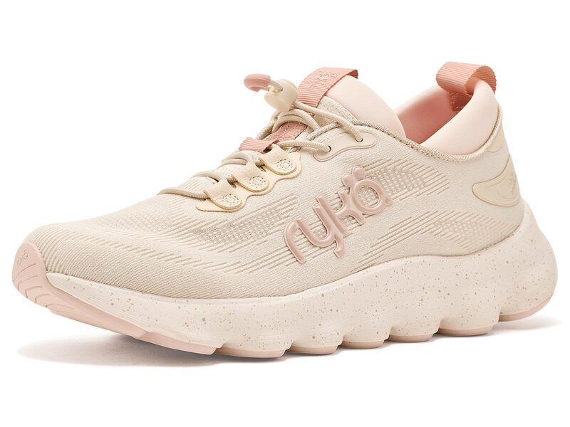 ライカ レディース シューズ スニーカー Ryka Podflow EZ SlipOn Walking Shoes Whitecap Beige ベージュ