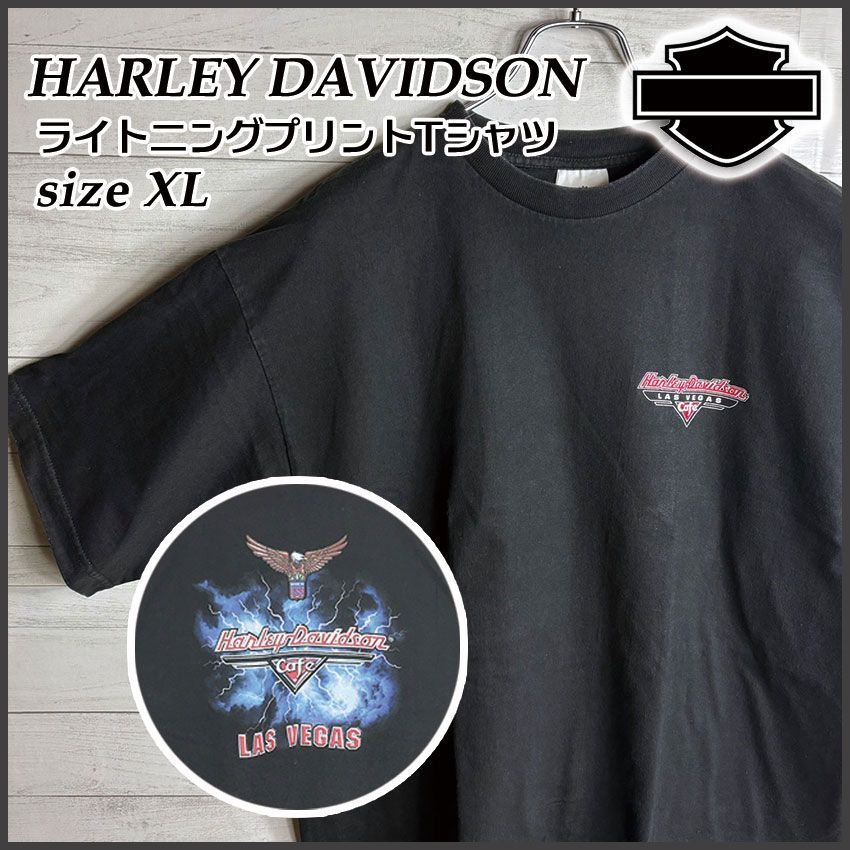 Harley-Davidson ラスベガス Tシャツ USA製】90s HARLEY DAVIDSON CAFE