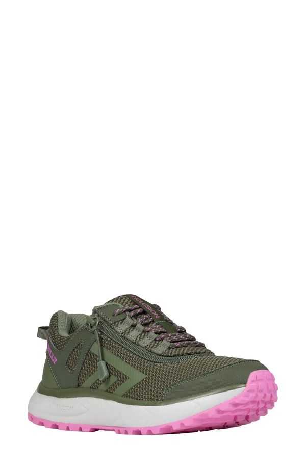 ビリーフットウェア レディース シューズ スニーカー BILLY Footwear Inclusion Trail Sneaker Olive Green Pink ピンク