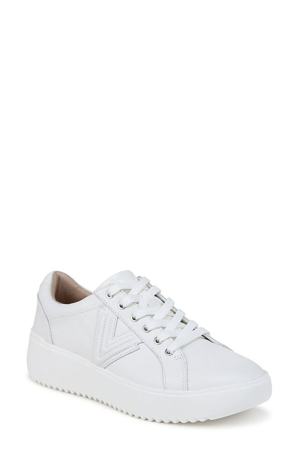 バイオニック レディース シューズ スニーカー プラットフォーム Vionic Kearny Platform Sneaker Smooth White ホワイト