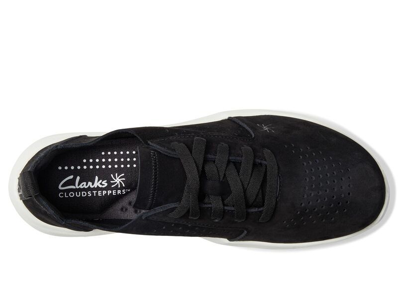 クラークス レディース シューズ スニーカー Clarksolevana Style Black Nubuck ブラック｜詳細画像