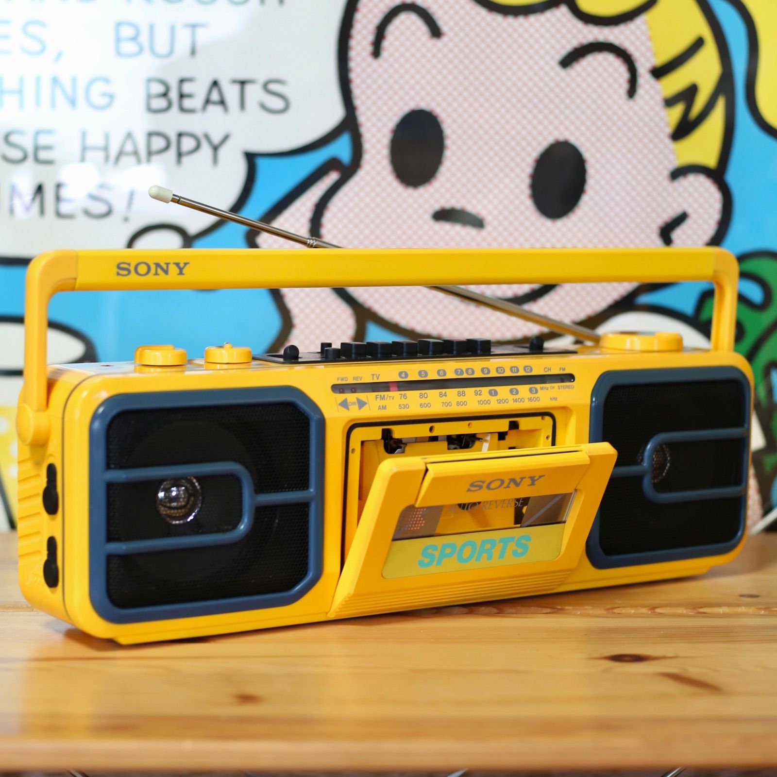 激レア SONYSPORTS CFS-V75 ラジカセ 可動品 カセット 80s SONY SPORTS CFS-V75 国内モデル 整備済 動作品 - メルカリ