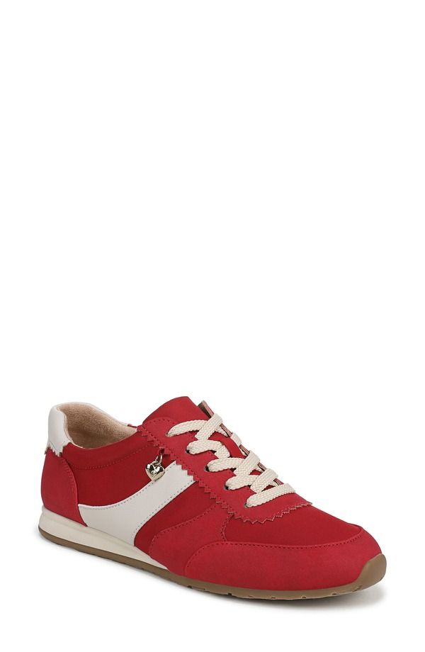 ライフストライド レディース シューズ スニーカー LifeStride Fearless Charm Low Top Sneaker Fired レッド
