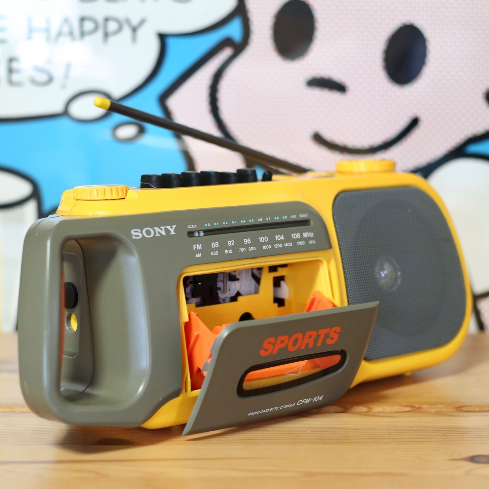 SONY SPORTS CFM-104 モノラルラジカセ 整備済 動作品 - メルカリ