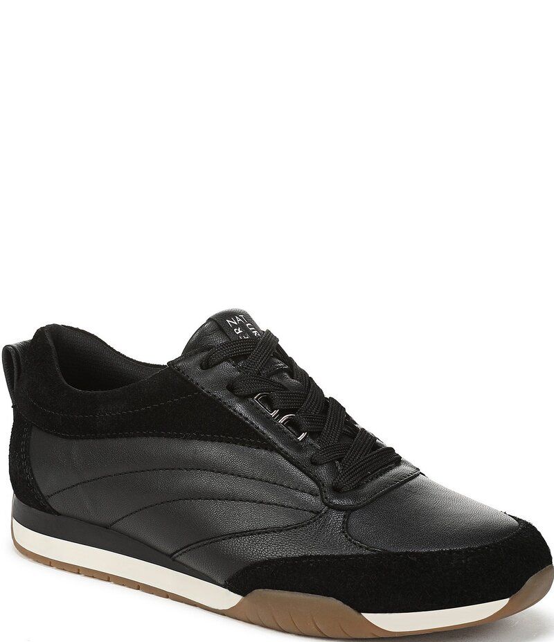 ナチュライザー レディース シューズ スニーカー スエード レザー Naturalizer Tao Leather Suede Sneakers Black ブラック