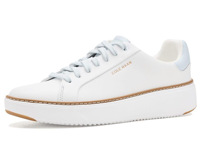コールハーン レディース シューズ スニーカー Cole Haan GrandPro Topspin Court Sneakers White LeatherB ホワイト