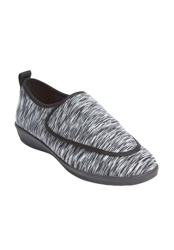 コンフォートビュー レディース シューズ スニーカー Comfortview The Coen Orthotic Flat Black Marled ブラック