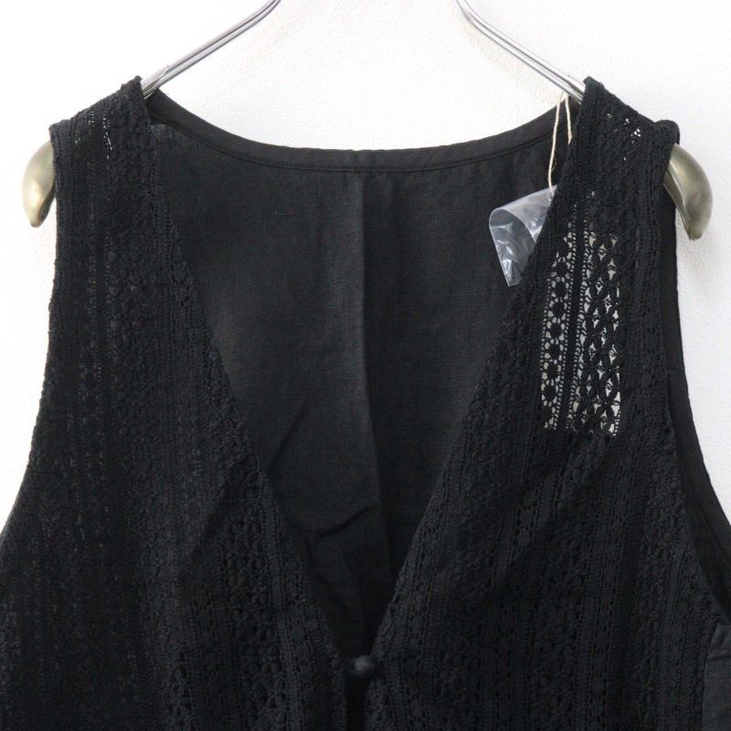 未使用 2025SS ネストローブ nest Robe クルーニーレースベスト F