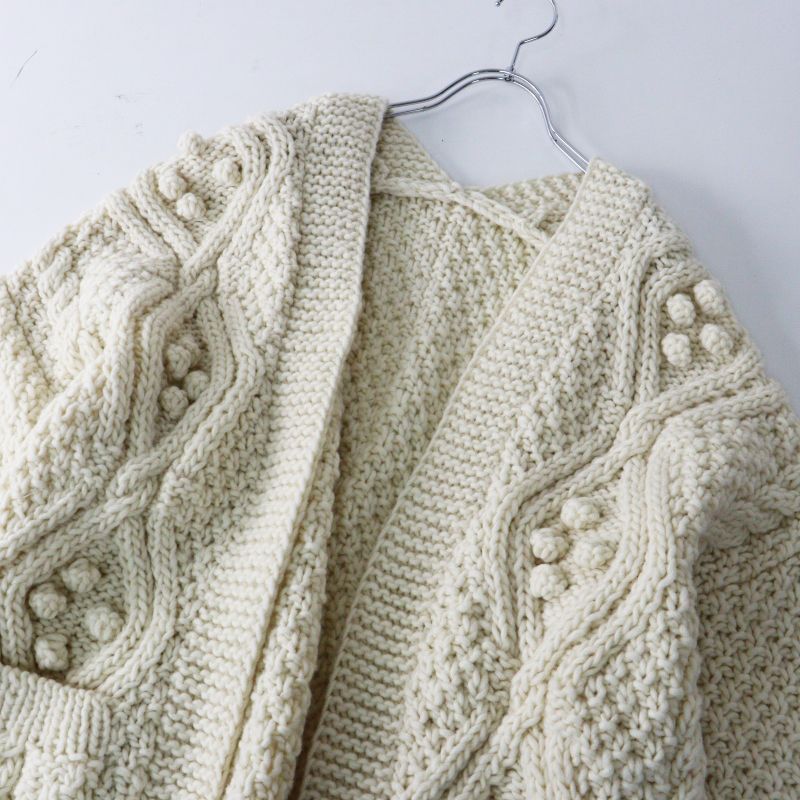 未使用 2023AW ネストローブ nest Robe ペルーニット ポップコーン