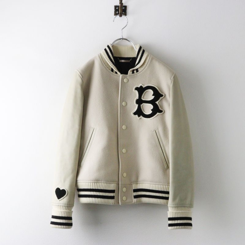 【美品】beautiful people スタジャン ビューティフルピープル beautiful people スタジャン 140‖ライト