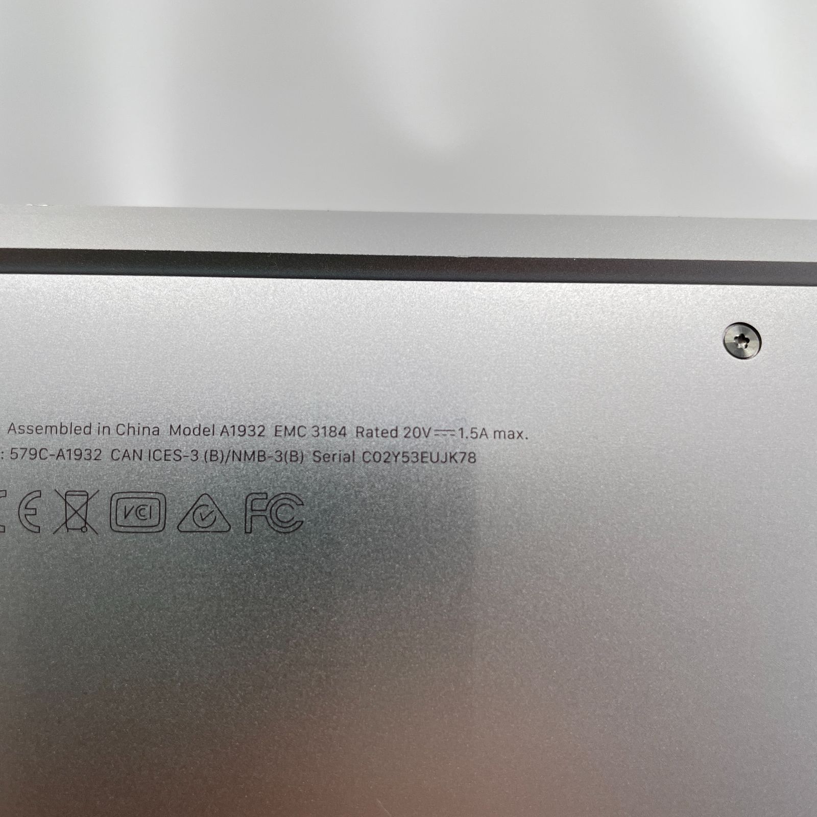 ジャンク MacBook Air 2018 13インチ A1932 - メルカリ