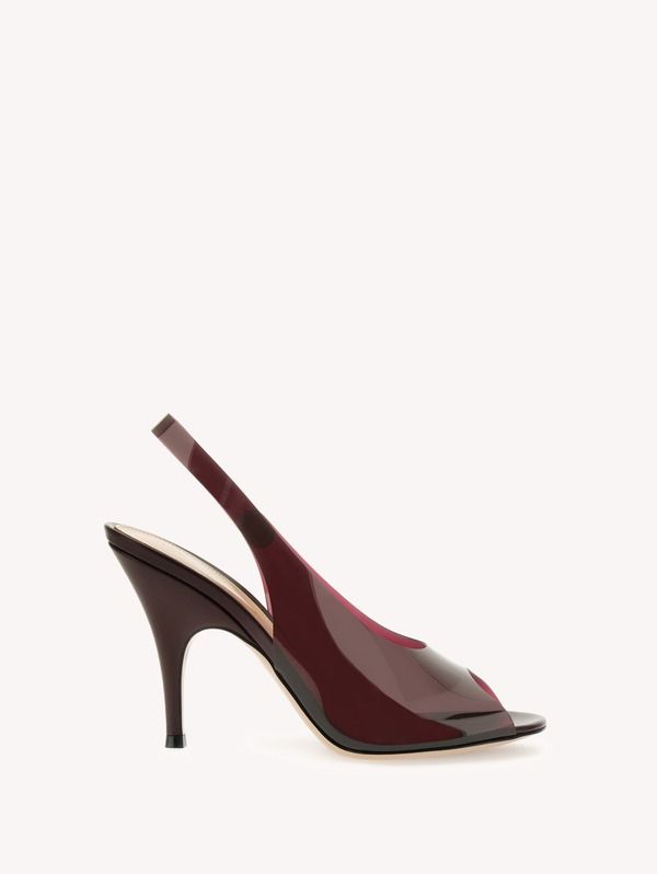 ジャンヴィト ロッシ レディース シューズ スニーカー サンダル Gianvito Rossi Amelie Sandal Women Burgundy TPU バーガンディ