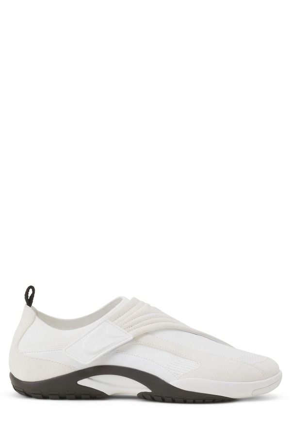ランバン レディース シューズ スニーカー スエード ニット Lanvin Lnv1 Knit And Suede Sneakers Unisex WhiteBlack ホワイト