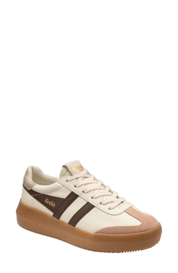 ゴラ レディース シューズ スニーカー Golathena Sneaker Women OFF WHITECAMEOROOTGOLDGUM オフホワイト