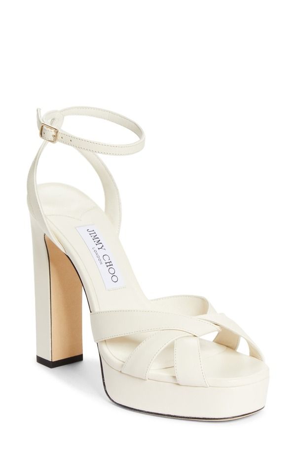 ジミーチュー レディース シューズ スニーカー プラットフォーム サンダル Jimmy Choo Kove Platform Sandal Women LATTE