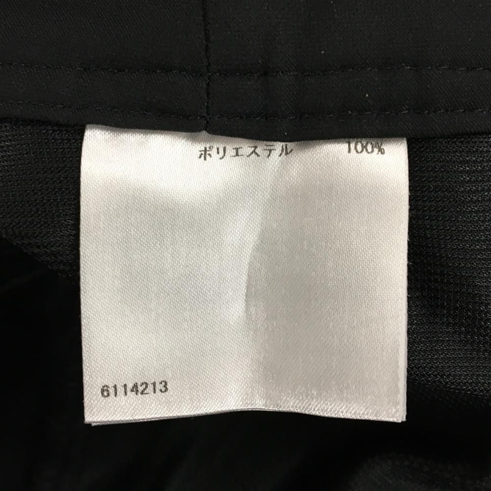 超美品】マンシングウェア ショートパンツ 黒 ロゴプリント レディース