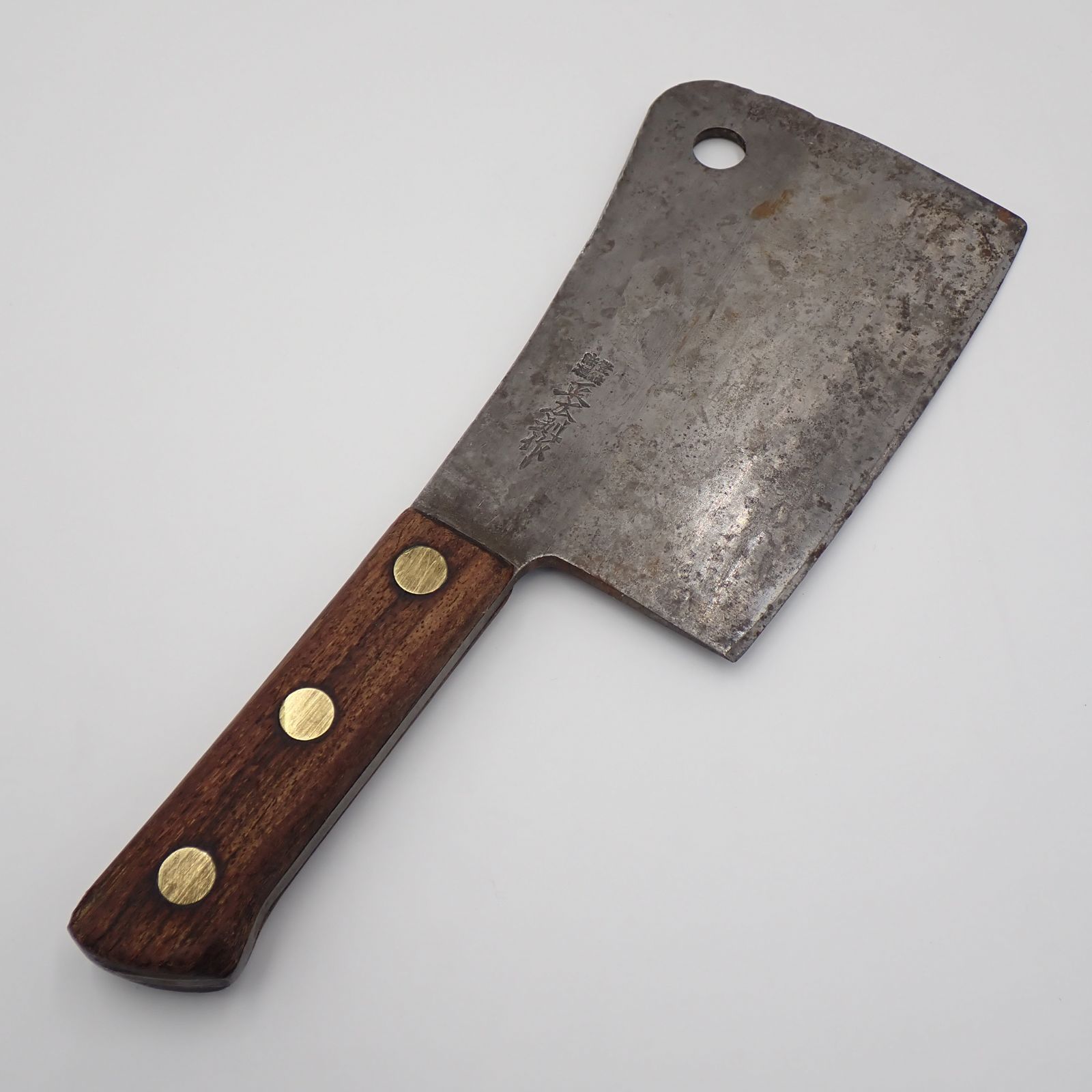 送料無料 正広別作 ローズ チョッパー 日本鋼 中華包丁 全長25cm 刃長14cm 重量539.5g 木製ハンドル 包丁 キッチン用品#16602