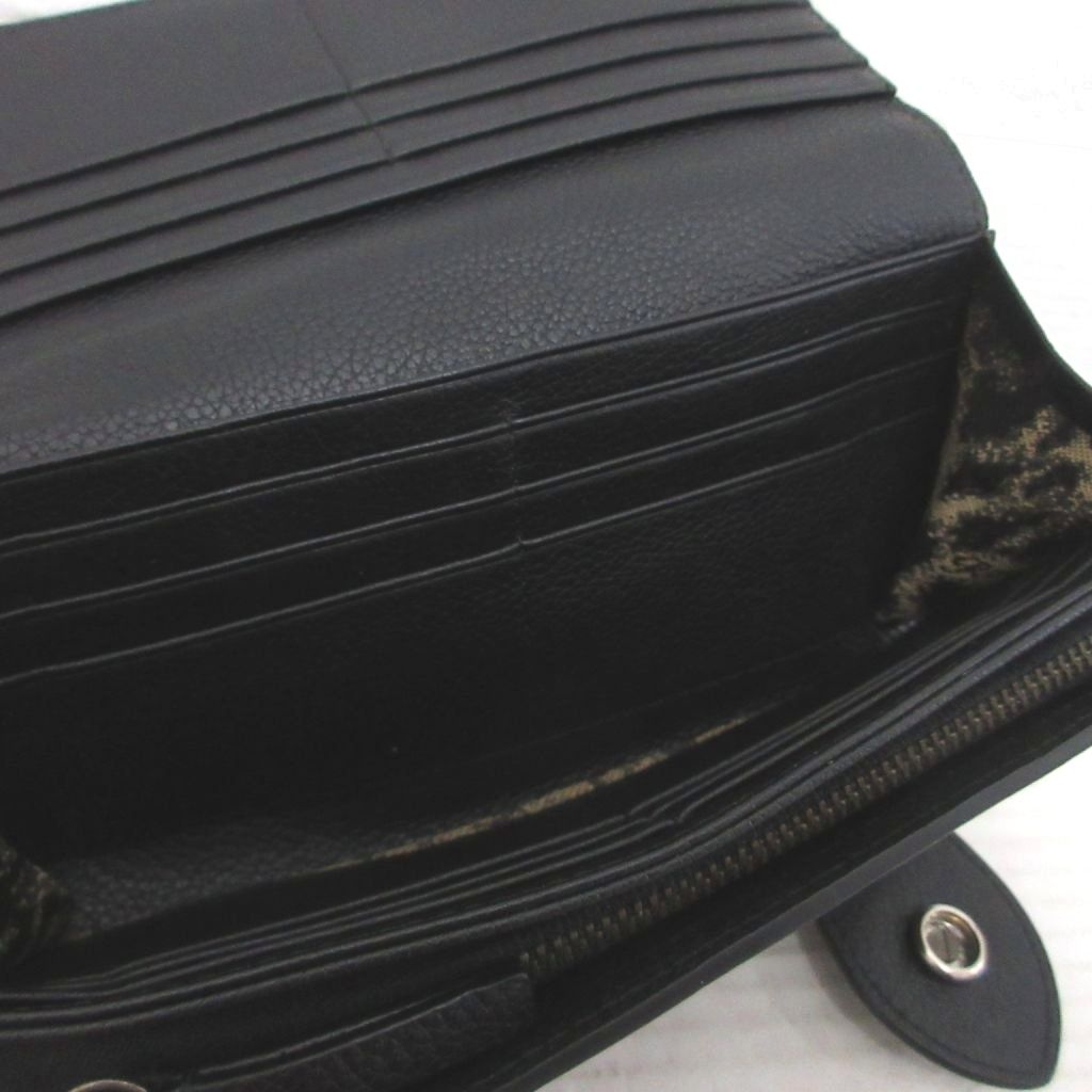 ロエン Roen スカルコンチョ 長財布 ロングウォレット シルバー金具