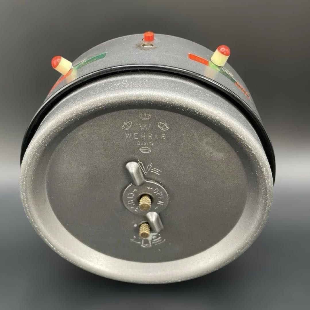 WEHRLE 3in1 目覚まし時計 QZクォーツ 電池式 ウェラ THREE-IN-ONE