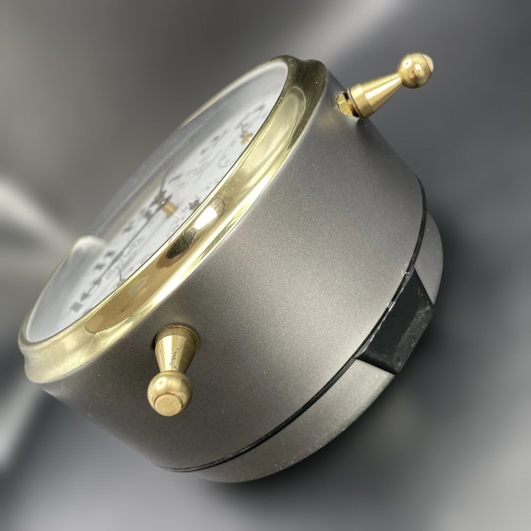 WEHRLE 3in1 目覚まし時計 QZクォーツ 電池式 ウェラ THREE-IN-ONE