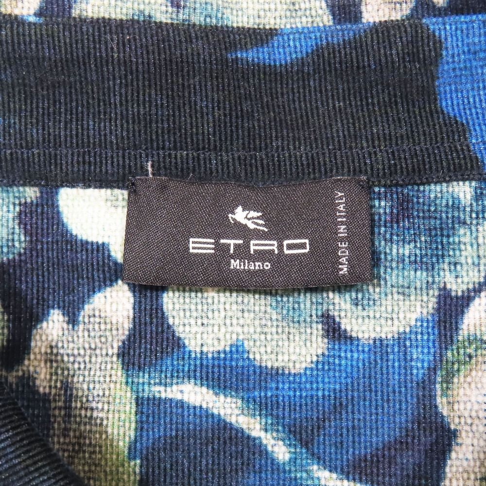 美品 ETRO エトロ 23aw 花柄 コットン ロングシャツ カジュアルシャツ