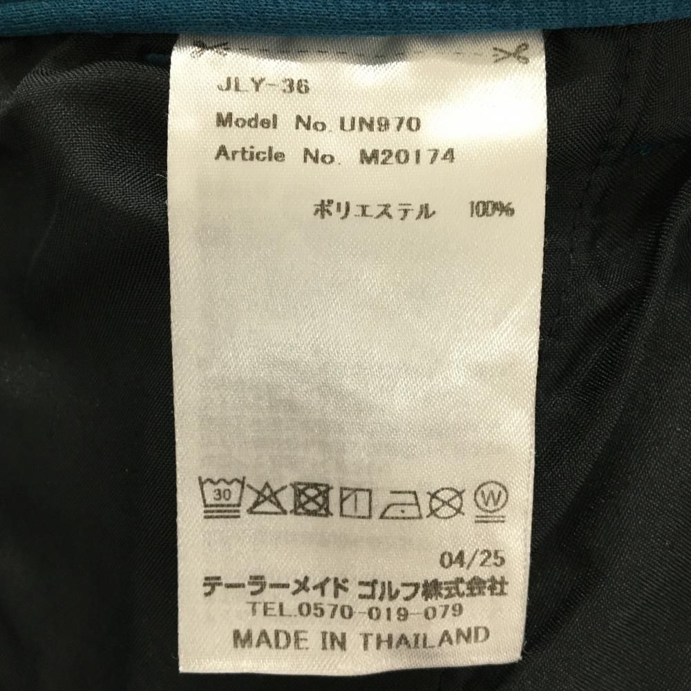 超美品】テーラーメイド パンツ ターコイズブルー系 ウエスト調整紐