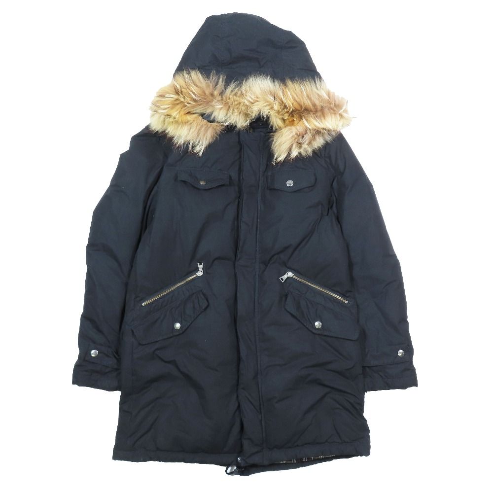 Burberry black label ファー burberryダウン BURBERRY BLACK LABEL