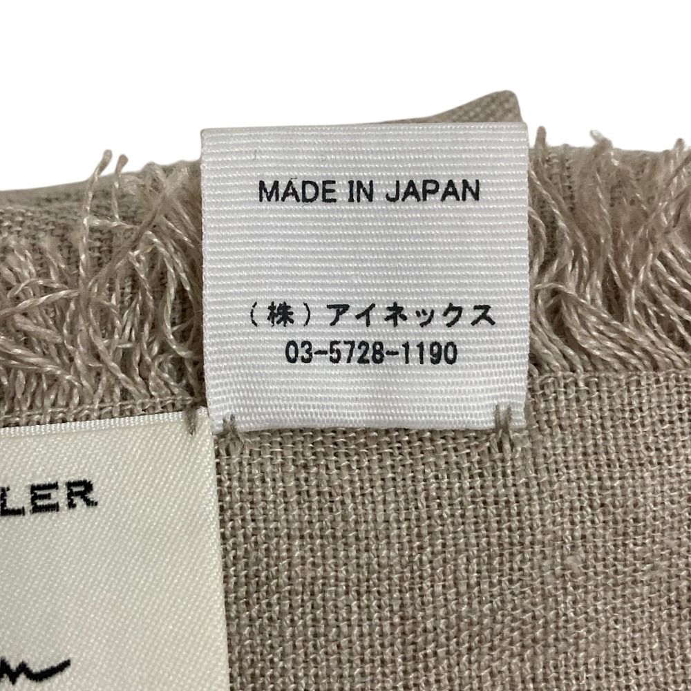 美品 ASAUCE MELER アソースメレ ロンハーマン別注 リネン ストール