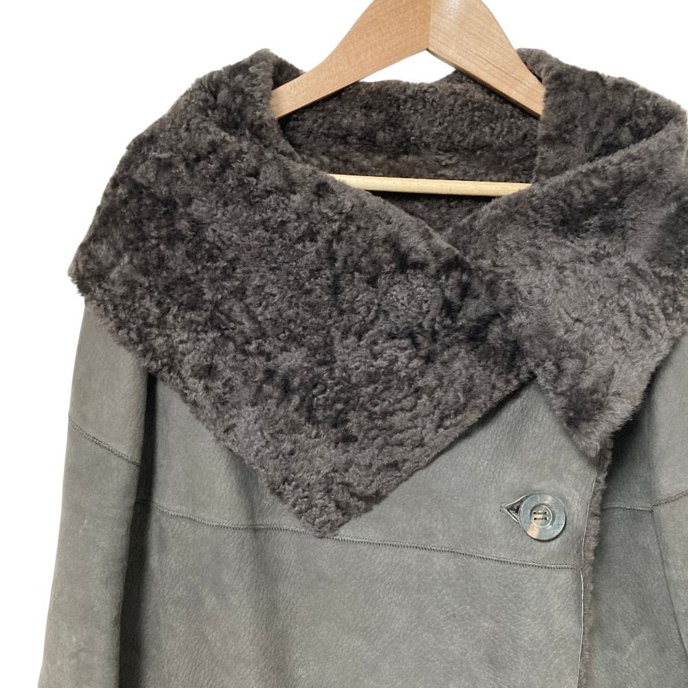 良品 KARL DONOGHUE カールドノヒュー ムートン ロングコート サイズM