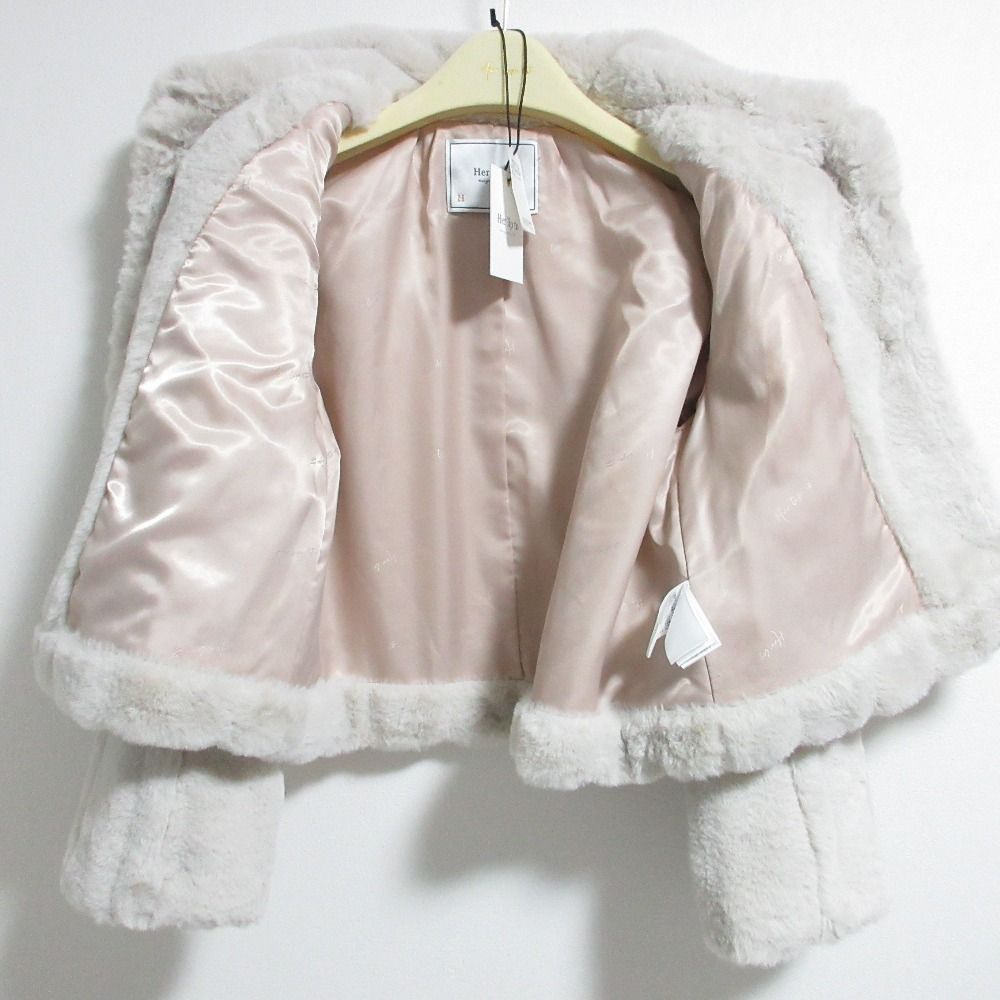 新品同様 Her lip to ハーリップトゥ Winter Love Faux Fur Coat
