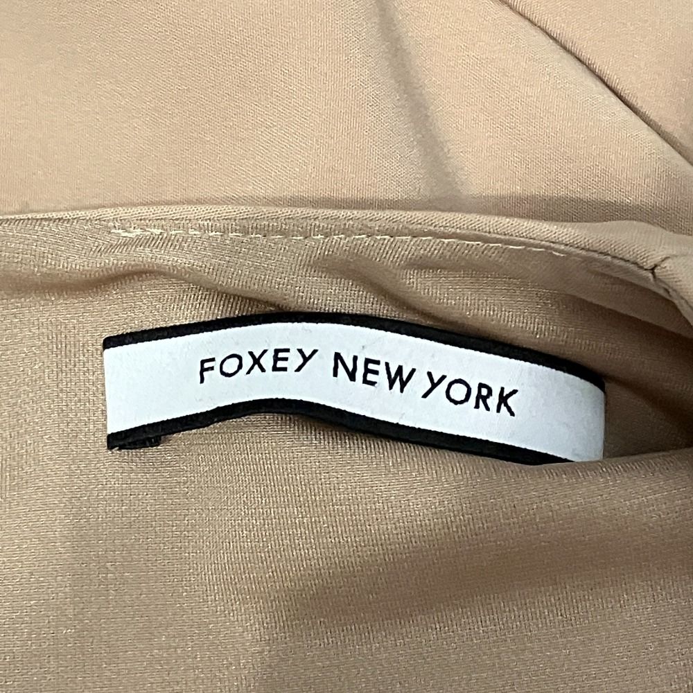 美品 FOXEY NEW YORK フォクシーニューヨーク マットストレッチ