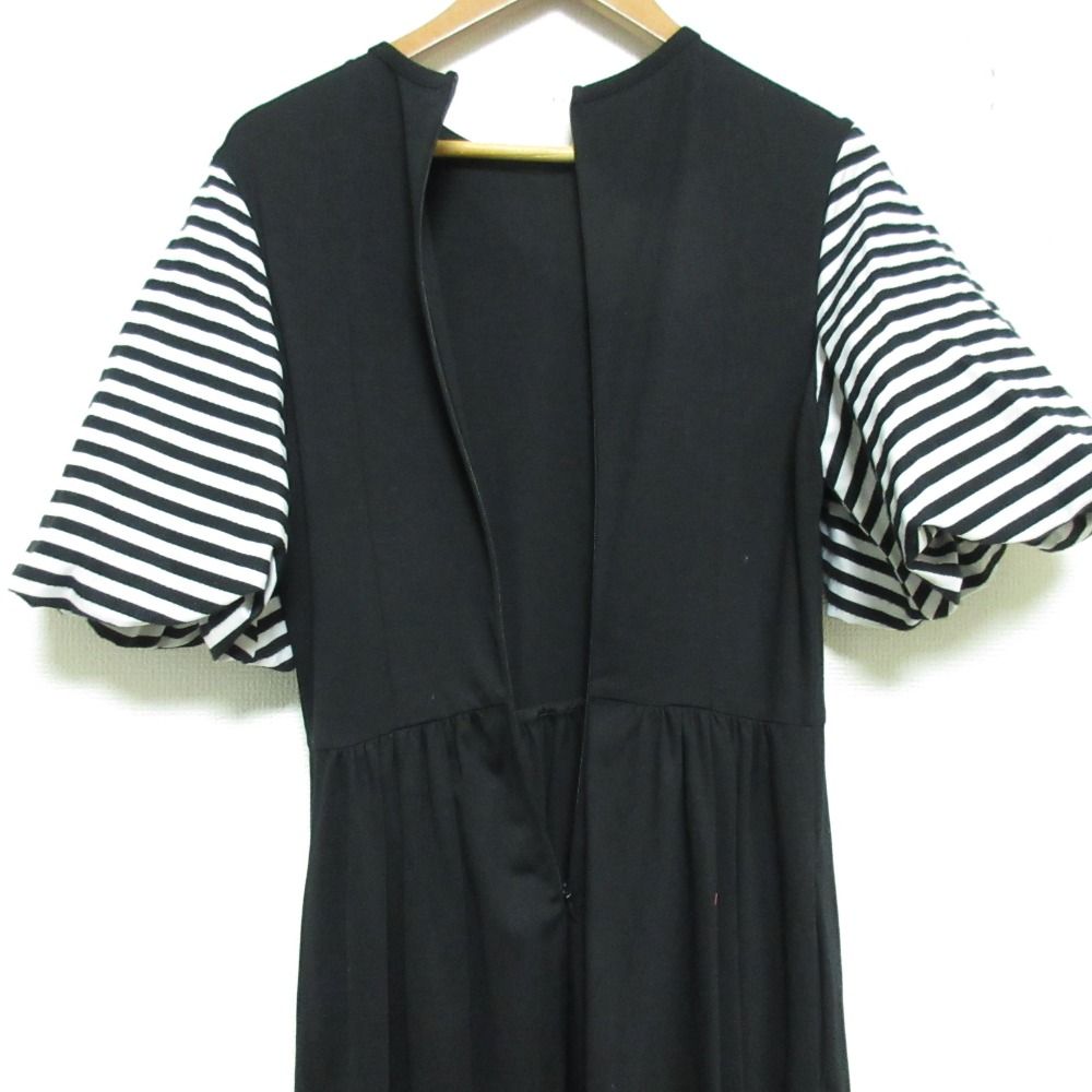 もふもふ　ボーダーズアットバルコニー　ワンピース 美品 BORDERS at BALCONY ボーダーズアットバルコニー PUFF SLEEVE TEE