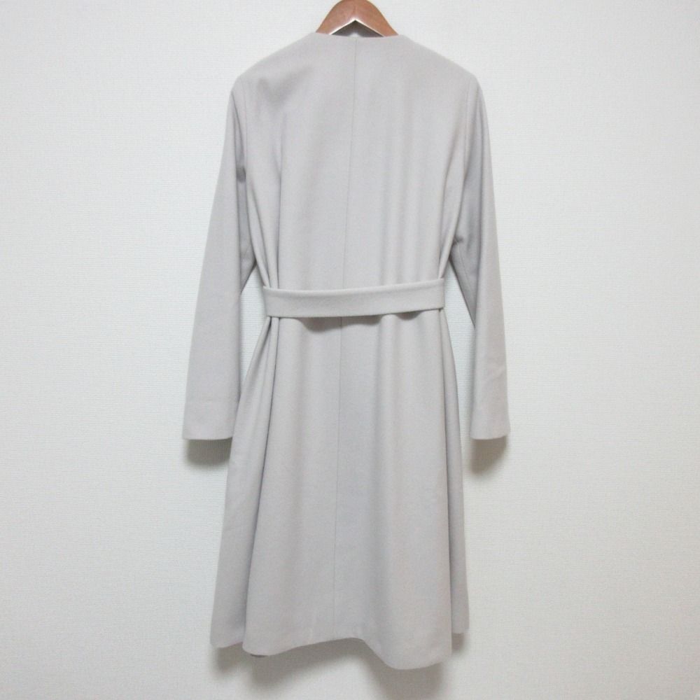 良品 theory セオリー LAMB MELTON CLOAK COAT D ノーカラーコート 