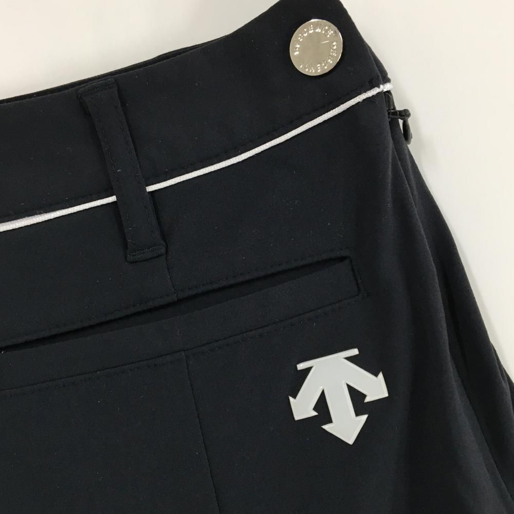 美品】デサントゴルフ スカート 黒×白 裾フレア 中田英寿 レディース