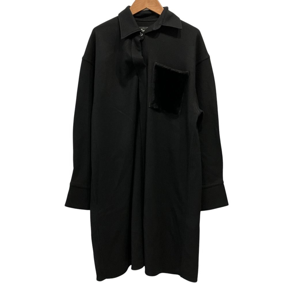 美品 24AW HARDY NOIR アルディーノアール ウールジャージシャツ 