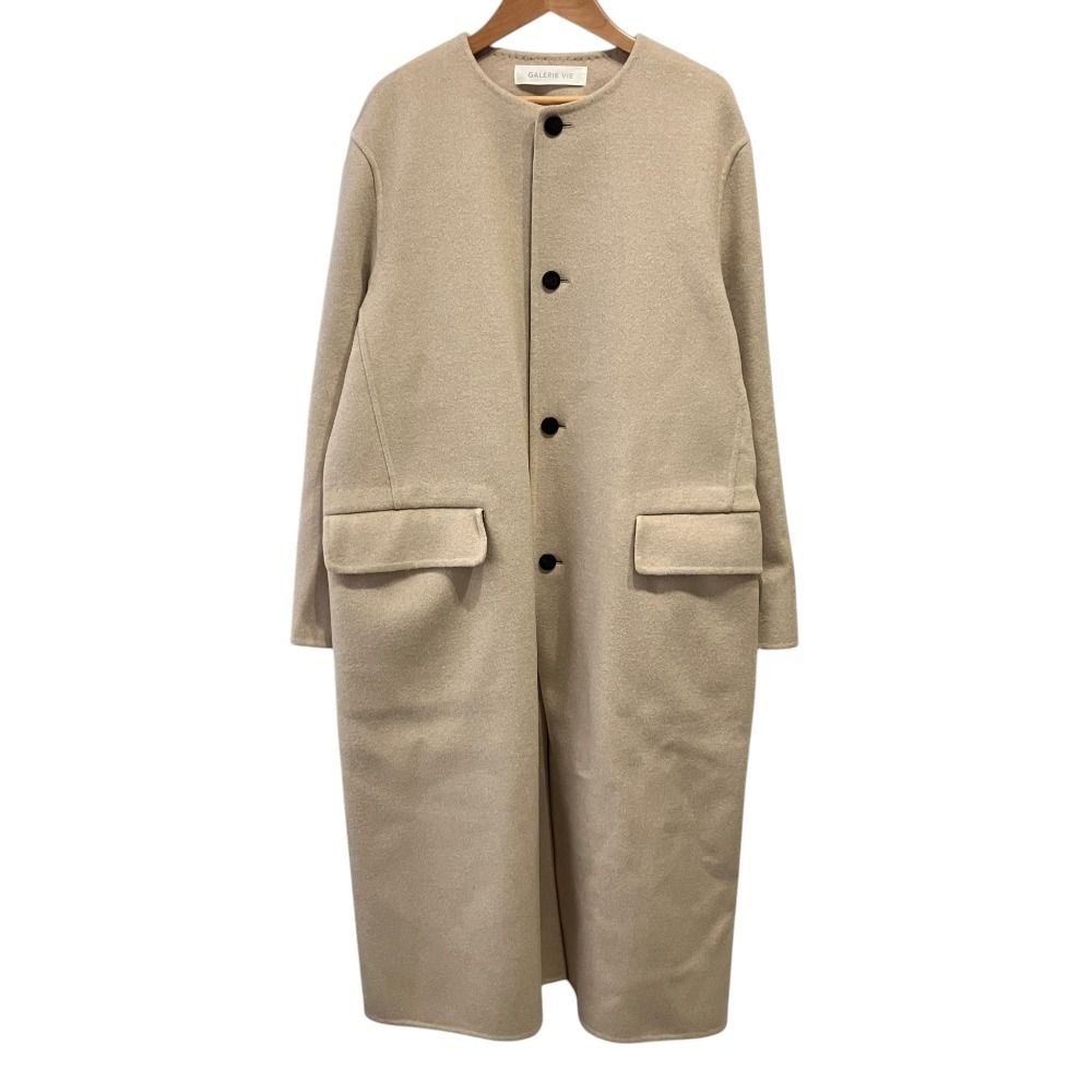 美品 23AW GALERIE VIE ギャルリーヴィー ダブルフェイスクルーネック