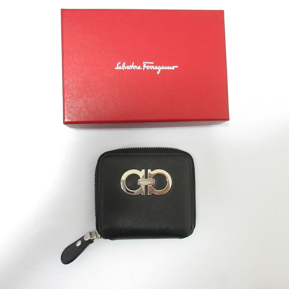 美品 Salvatore Ferragamo サルヴァトーレフェラガモ ガンチーニ 