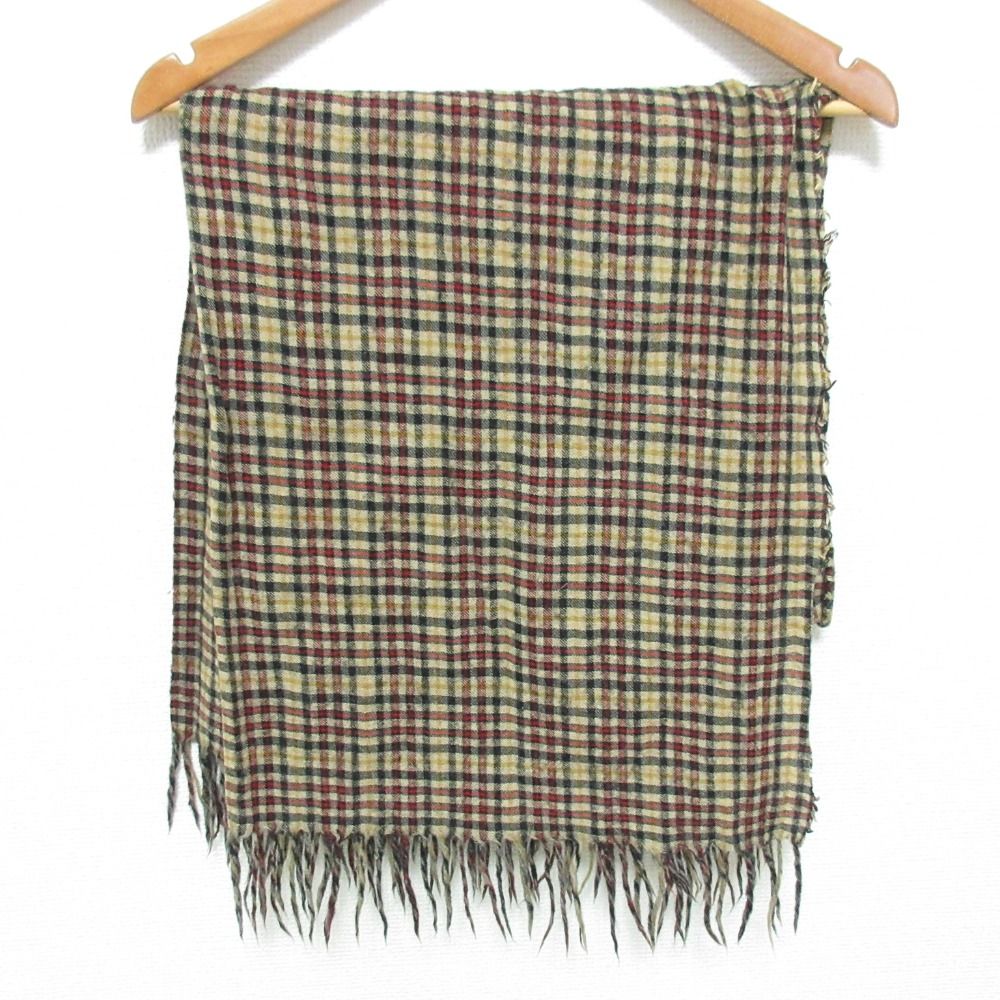 美品 DRIES VAN NOTEN ドリスヴァンノッテン ウールコットン チェック