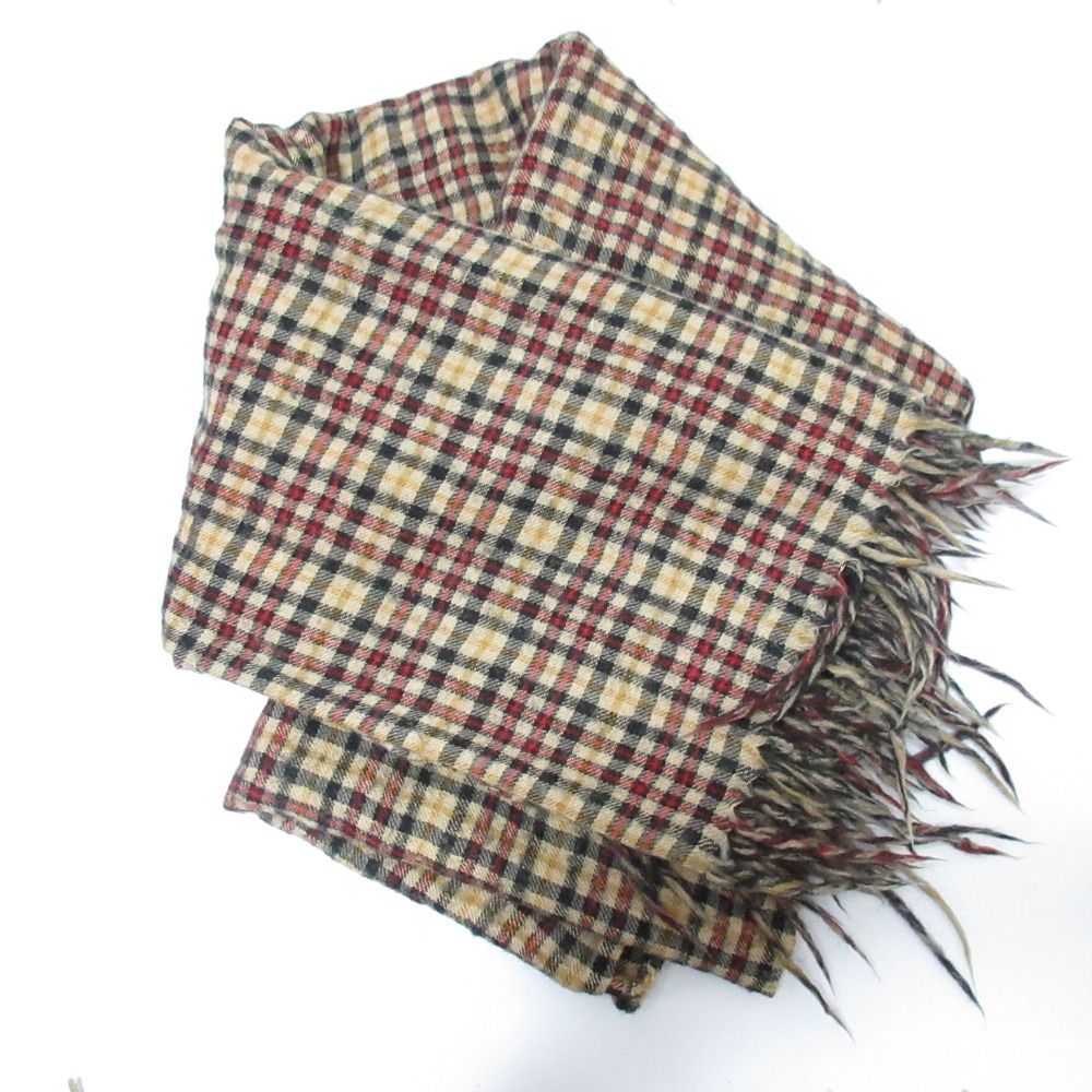 美品 DRIES VAN NOTEN ドリスヴァンノッテン ウールコットン チェック