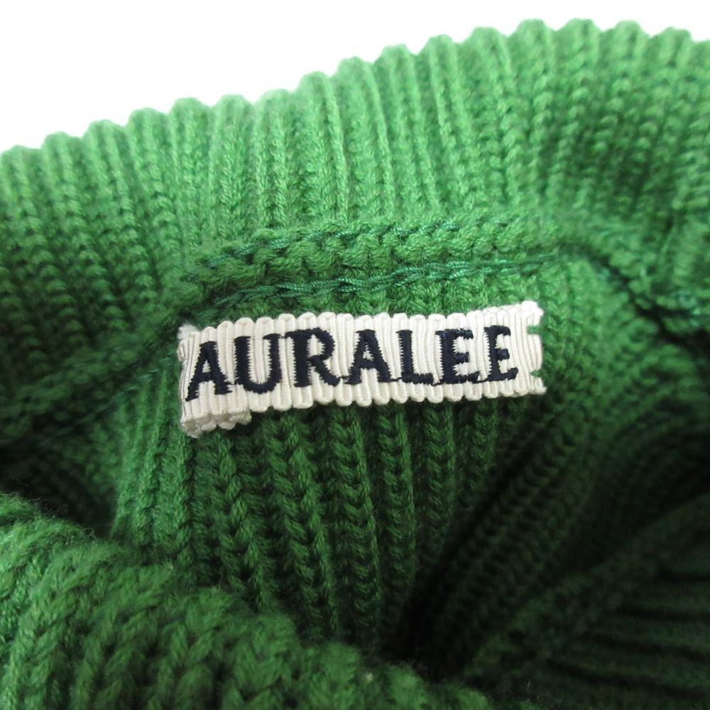 美品 AURALEE オーラリー タートルネック リブニットセーター A9AP06RK