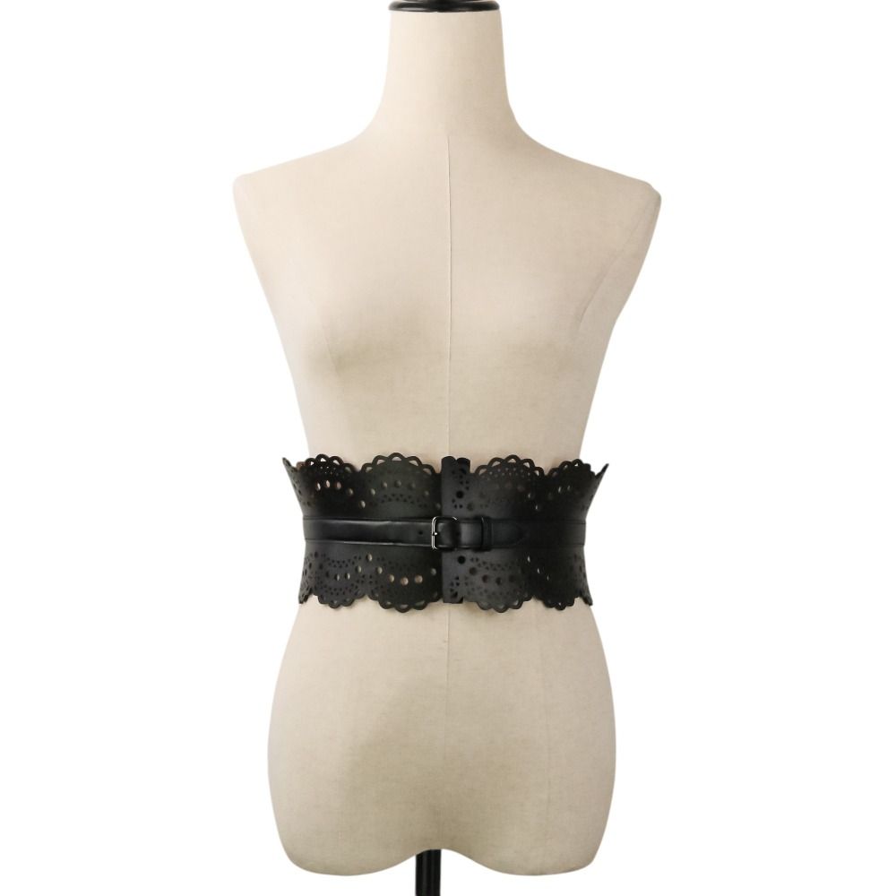 美品 ALAIA アライア VIENNE ヴィエンヌ カットワークレザー