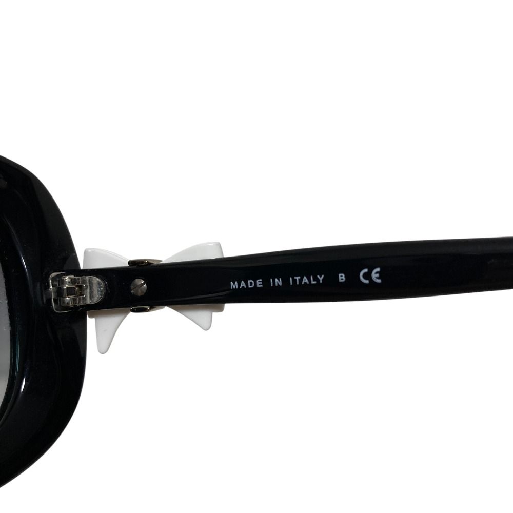 美品 CHANEL シャネル リボン サングラス 5170-A ブラック レディース