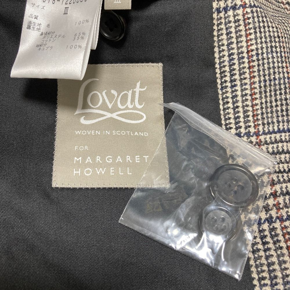 美品 MARGARET HOWELL マーガレットハウエル Lovat マルチチェック