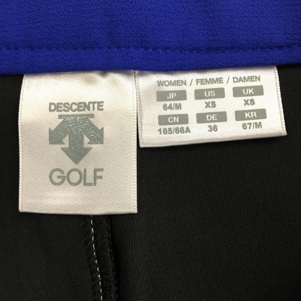 【超美品】デサントゴルフ スカート ブルー 内側インナーパンツ 後裾プリーツ 中田英寿 レディース 64(M) ゴルフウェア DESCENTE 超美品】デサントゴルフ スカート ブルー 内側インナーパンツ 後裾