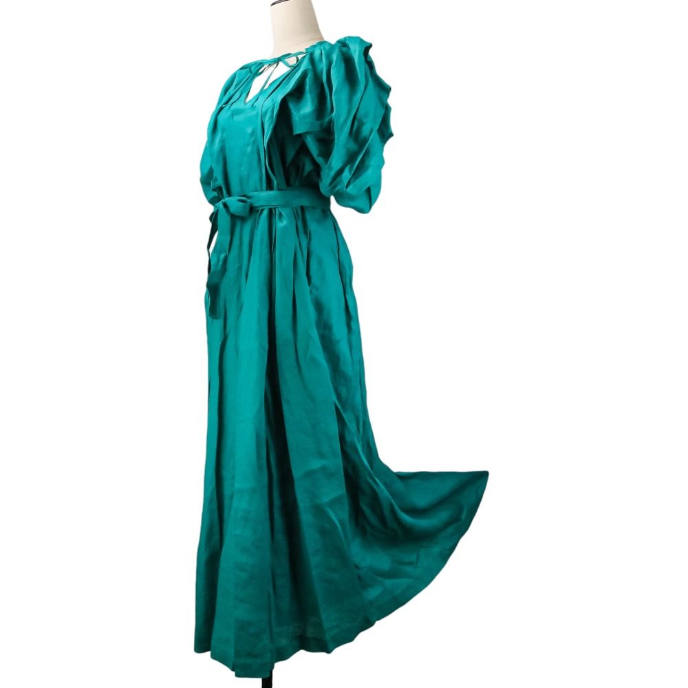 美品 23SS MYLAN マイラン Volume Sleeve Maxi Dress リネン